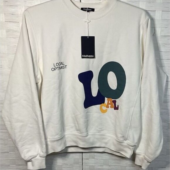 MadhappyLocal Optimist Crew NeckSize MEDIUM NWT
